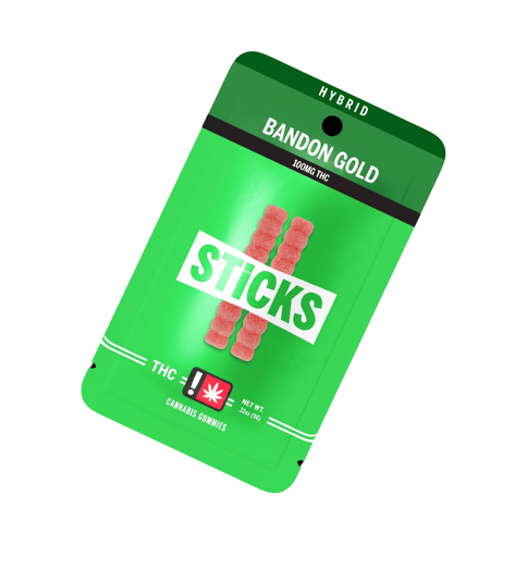 Sticks | Bandon Gold | 2pk 100mg Gummies