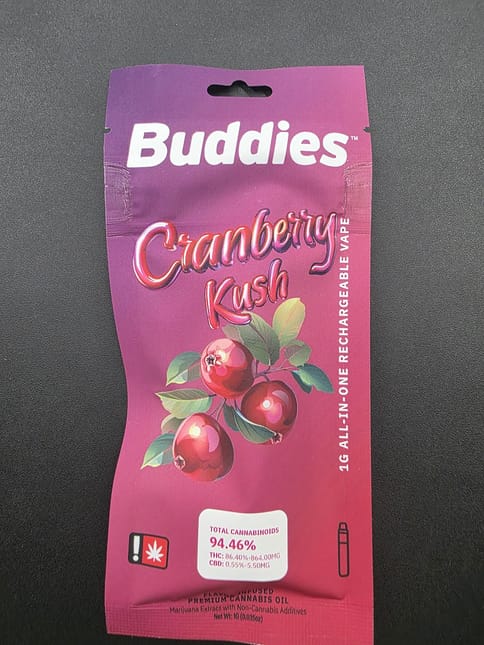 Buddies Flavors | Cranberry Kush All in One | 1g