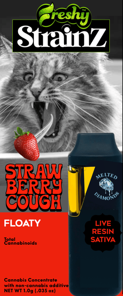 STRAINZ Strawberry Cough Live Resin 1G Disposable (Freshy)