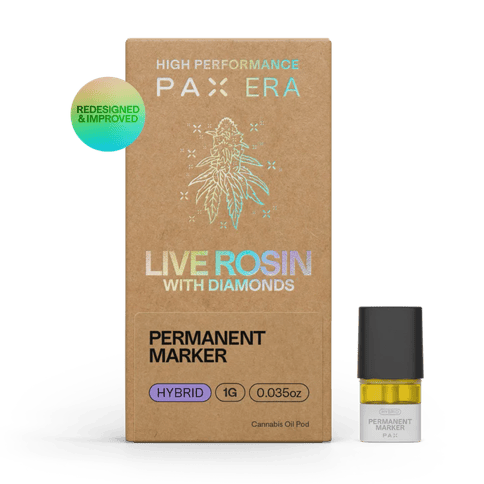 Pax - 1g Live Rosin With Diamonds Pod - Permanent Marker