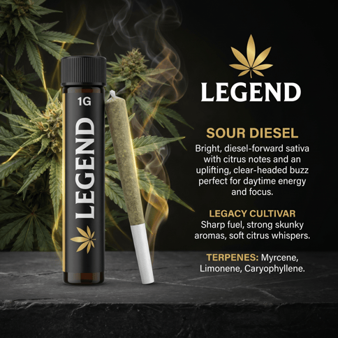 Legend - Sour Diesel - Pre Roll - 1g
