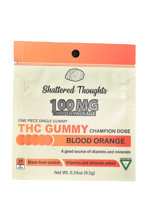 SHATTERED THOUGHTS | BLOOD ORANGE | GUMMY | 100MG
