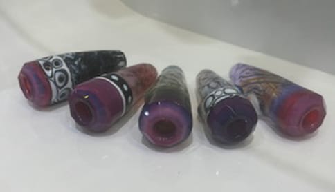 Chandler Lightfoot Glass- Faceted Chillums