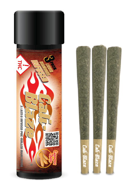 Cali-Blaze (S) Cinnamon Churro Durban Poison 3pk Infused Joints 1.875g