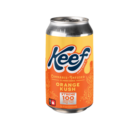 KEEF CLASSIC SODA | ORANGE KUSH | HYBRID | 100MG TOTAL | 12 FL/OZ