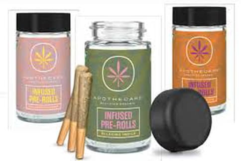 Apothecare Certified Organic Lemon Boss Infused Pre-Roll 0.5g 5ct