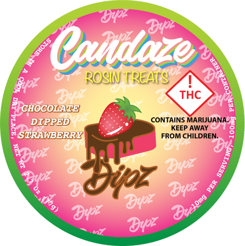 Chocolate Dipped Strawberry 100mg Rosin Dipz
