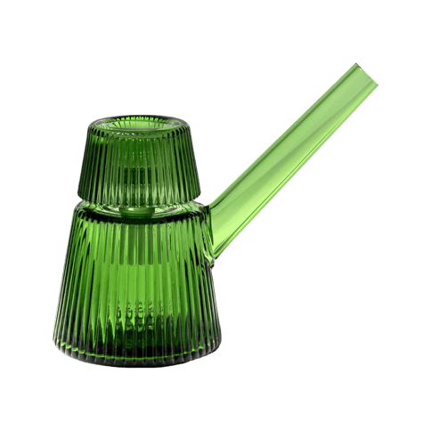Deco Bubbler Water Pipe | Emerald