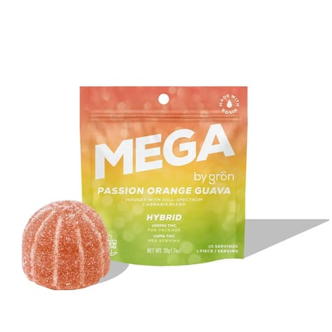 Mega Passion Orange Guava - 100mg - Solventless Hash Rosin