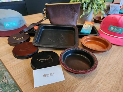 Nantucket Leather Tray