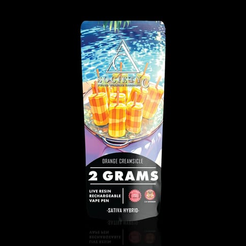 Society C Live Resin Disposable Orange Creamsicle 2g