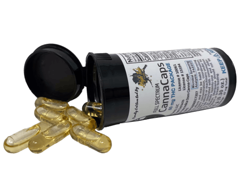 Sativa Cannacaps (100mg) Pineapple Burst by Cold Creek