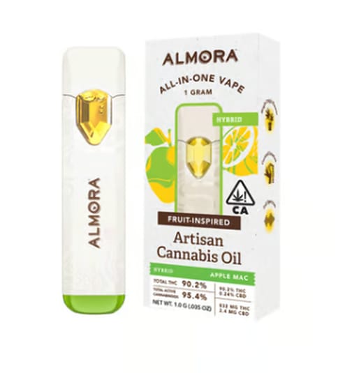 Almora | Apple Mac | Full Spectrum | Live Resin | All In One | Hybrid | 1g