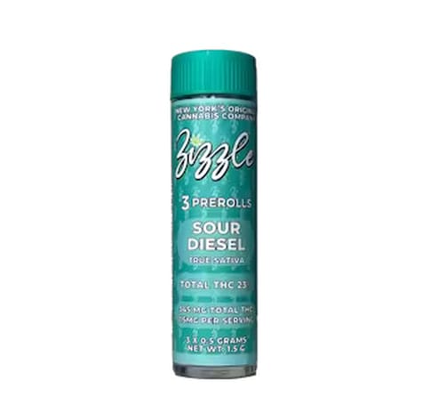 Zizzle - Sour Diesel (3pk Pre-Rolls)