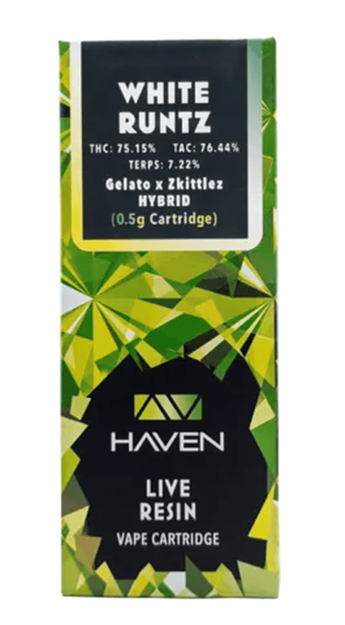 White Runtz, Live Resin Cart, 0.5g
