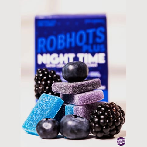 Robhots Plus Gummies | Night Time with Melatonin 1000mg Med