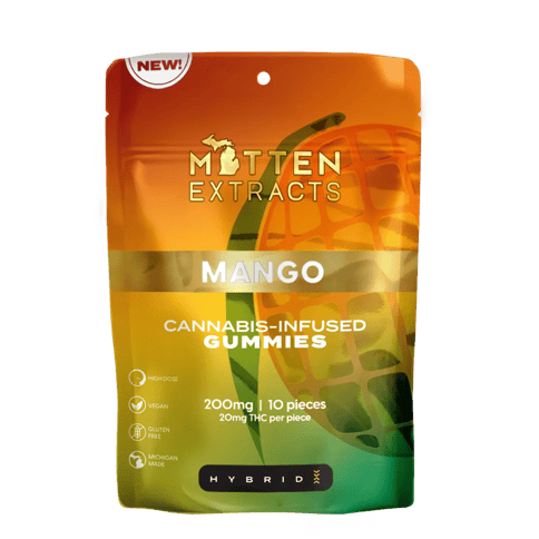 Mitten Extracts | Gummies | 200mg | Mango