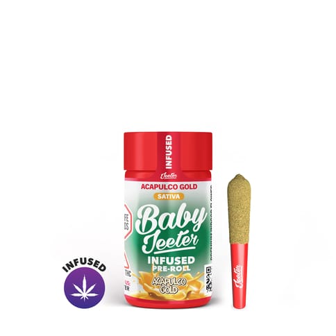 Infused Baby Jeeter 0.5G x 5 (2.5g) Preroll - Acapulco Gold (S)
