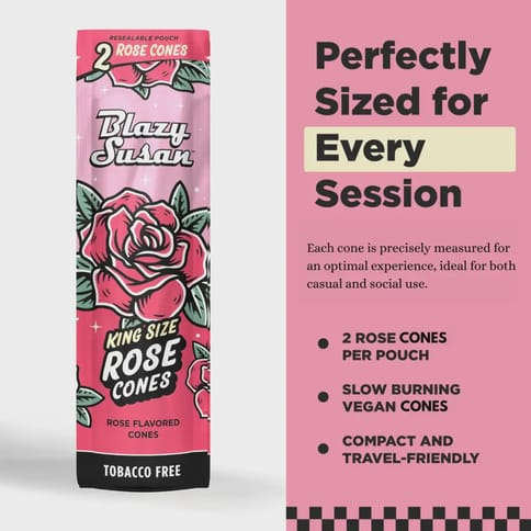 Blazy Susan King Size Rose Cones | 2 Pack