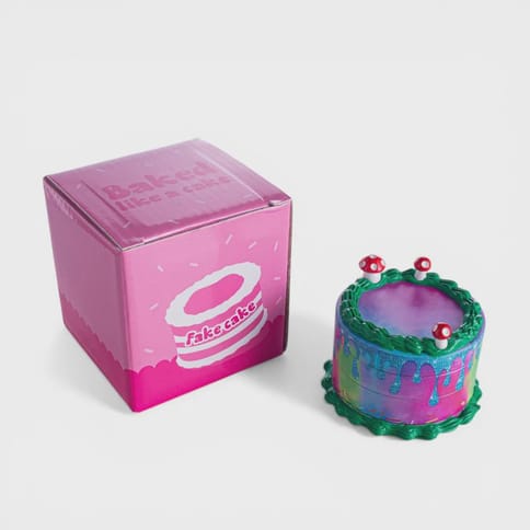 63mm 4 Piece Grinder - Drizzle Cake