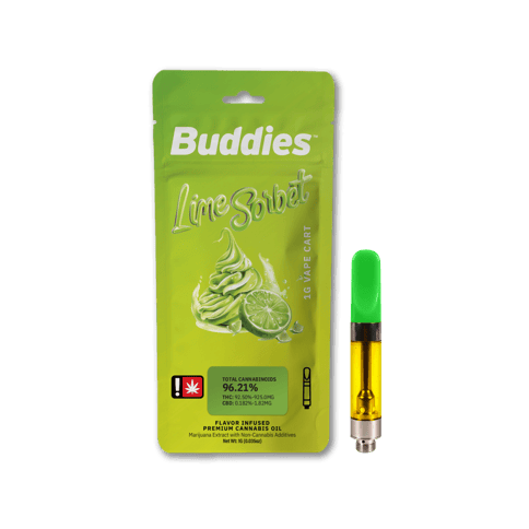 Lime Sorbet 1g Flavored Cartridge (Buddies)