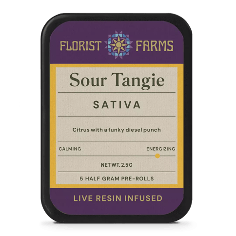 Sour Tangie .5g Infused Pre-roll (5PK)
