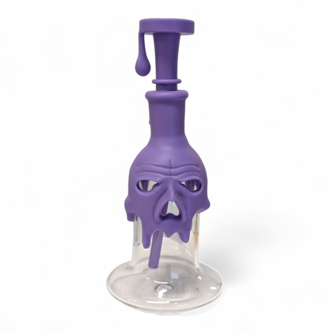 Silicone Drip Skull - Purple