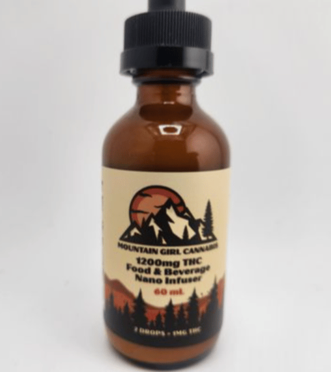 1200Mg THC Food & Beverage Nano Infuser Tincture Mountain Girl