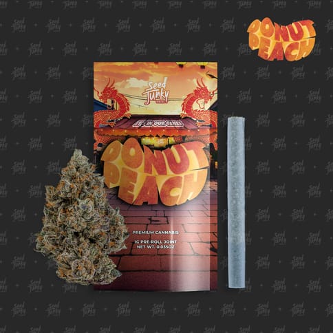 Donut Peach - Seed Junky - Pre-Roll - Hybrid - 1G**