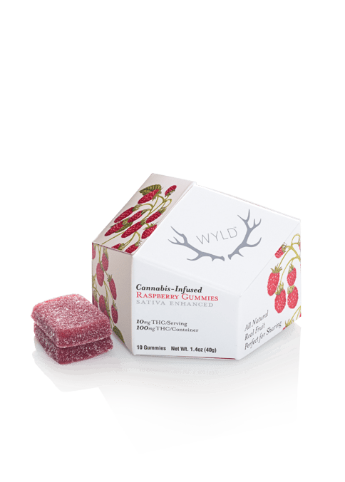 WYLD - Gummies - Raspberry - 100mg