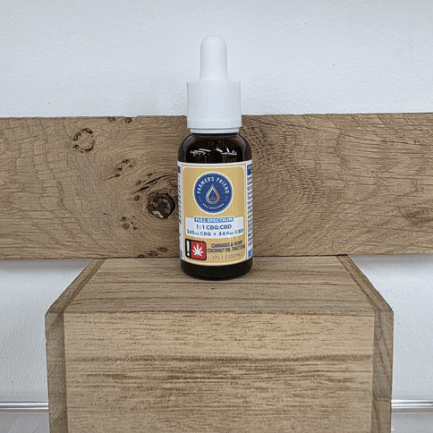 Farmer's Friend Extracts | 1:1 (CBG:CBD) Tincture | 1oz