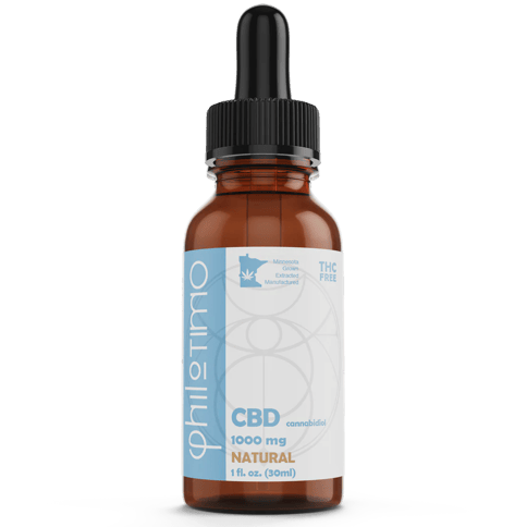 CBD Oil Drops | Natural | Broad Spectrum | 2500mg | Philotimo |
