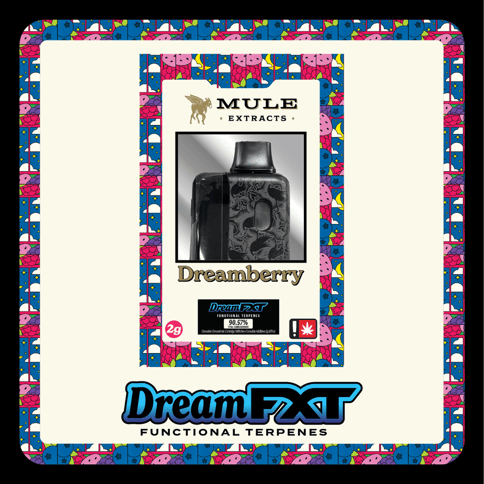 Mule | Dreamberry FXT | 2G | Flavored Distillate | Dank Tank | Disposable