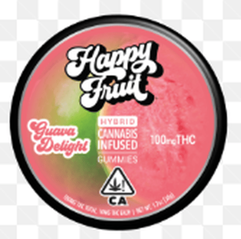 Happy Fruit - Guava Delight - 100mg Gummies