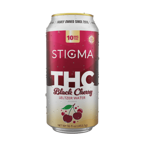Stigma Black Cherry Seltzer Water 10 MG THC