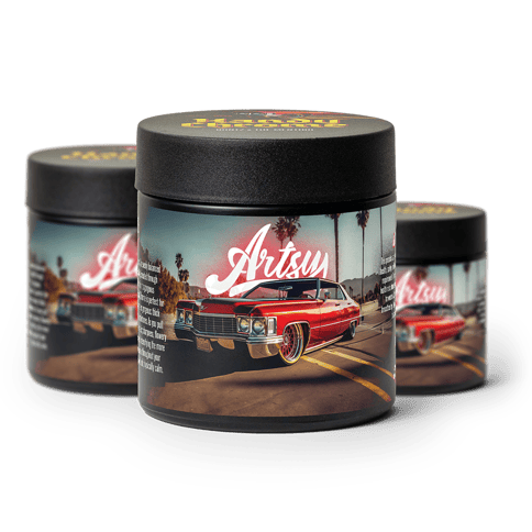 Artsy Cannabis Eighth Jars | Kandy Chrome 3.5g Rec - | Eighth