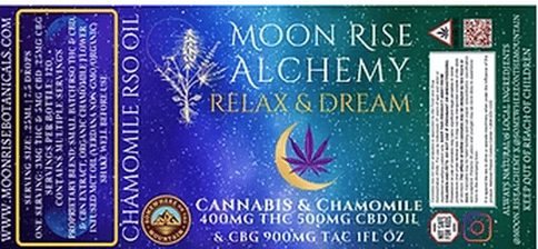 Relax & Dream 400mgTHC 500mgCBD Moonrise Alchemy