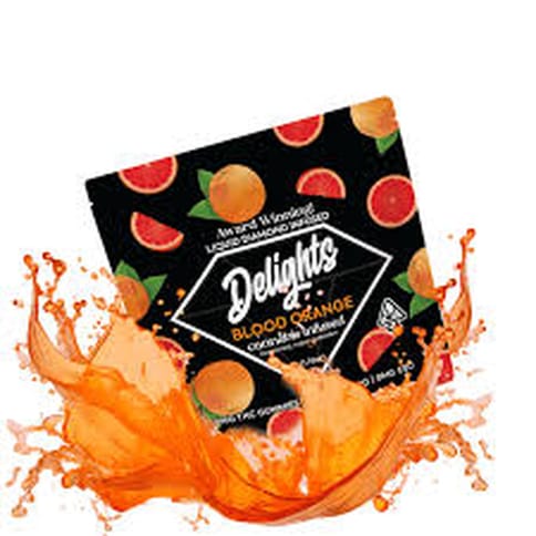Delights - Liquid Diamond Infused Gummies - Blood Orange - 100mg