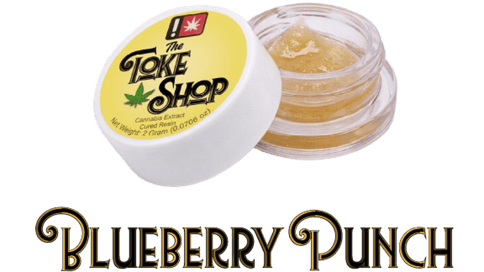 THE TOKE SHOP | CURED RESIN | BLUEBERRY PUNCH | HYBRID | 2 GRAMS