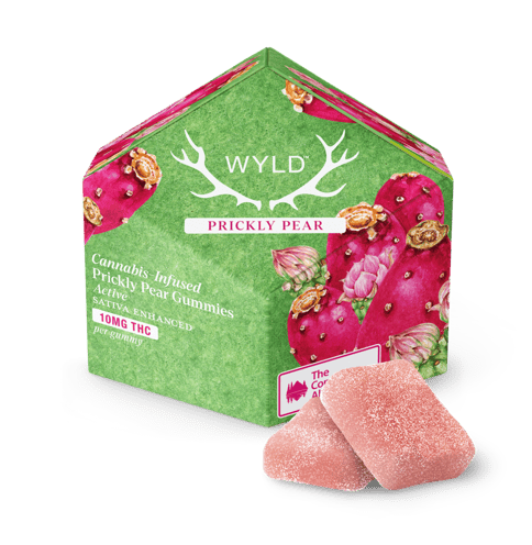 Wyld | Gummies | Prickly Pear | Sativa 100mg THC 100mg