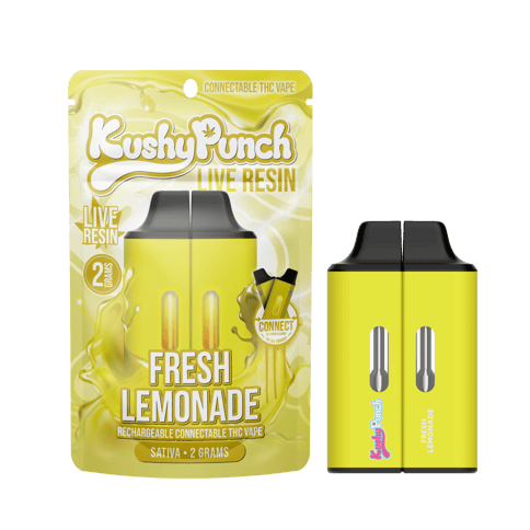 Kushy Punch 2g Live Resin Disposable | Fresh Lemonade