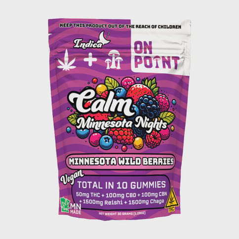 On Point Indica MN Wild Berries THC+Mushrooms