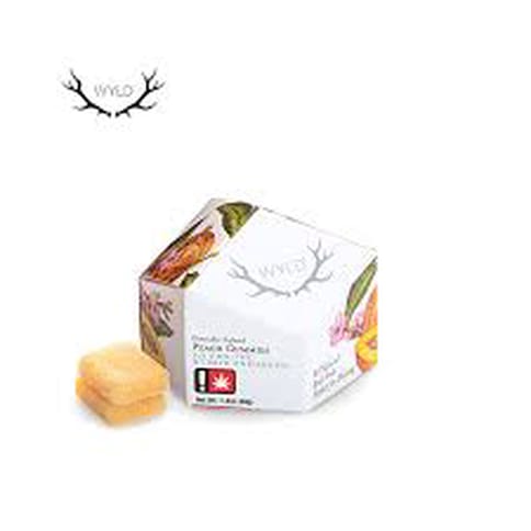 Peach 2:1 CBD THC Gummies (Wyld)