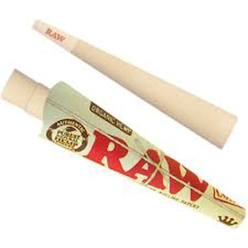 Raw Organic Hemp King Size Pre Rolled Cones 3 Pack