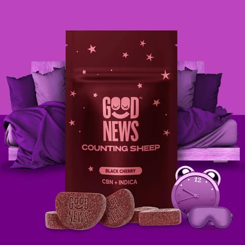 Good News | Counting Sheep Black Cherry | CBN 200mg 20pc