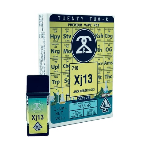 22K | XJ13 | Pod | Sativa | 1g
