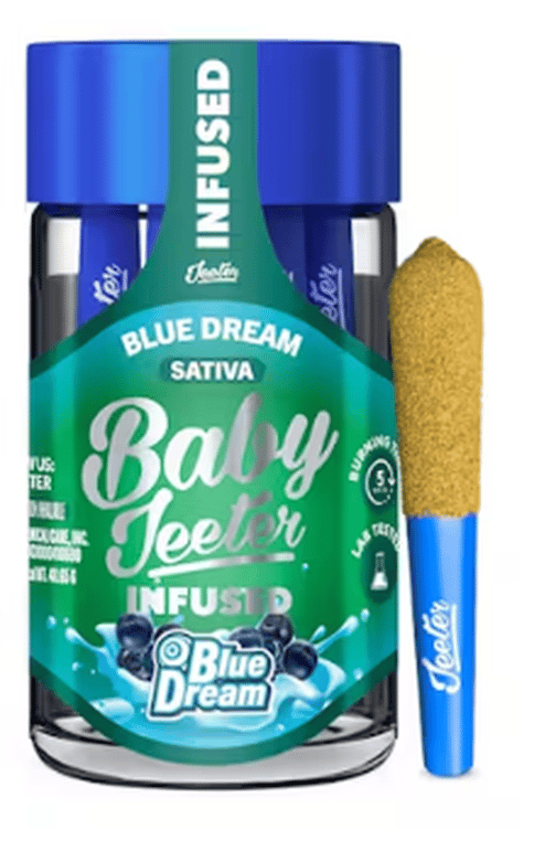JEETER INFUSED BABY JEETER BLUE DREAM 5PK - JEETER INFUSED BABY JEETER BLUE DREAM 5PK.