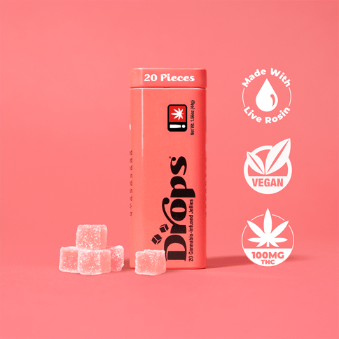 Drops Jellies 20 Pack | Watermelon 100mg
