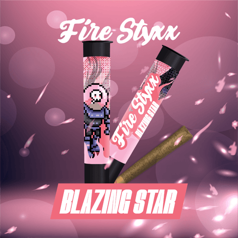 (MED) Fire Styxx Infused Pre-Roll 1g - Blazing star