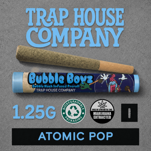 THC 1g Bubble Boiz Bubble Hash Infused Preroll - Atomic Pop